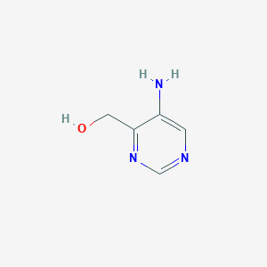 molecular formula C5H7N3O B11924548 (5-Aminopyrimidin-4-yl)methanol 