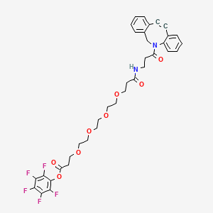 molecular formula C36H35F5N2O8 B1192462 DBCO-PEG4-PFP ester CAS No. 2182601-19-8