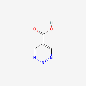 molecular formula C4H3N3O2 B11924645 1,2,3-Triazine-5-carboxylic acid 