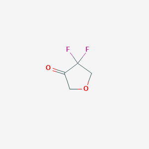 molecular formula C4H4F2O2 B11924676 4,4-Difluorodihydrofuran-3(2H)-one 