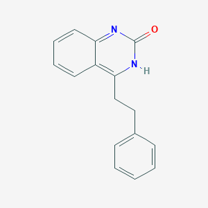 molecular formula C16H14N2O B11924740 4-Phenethylquinazolin-2(1H)-one 