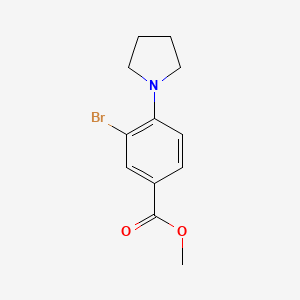 Methyl 3-bromo-4-(pyrrolidin-1-yl)benzoate