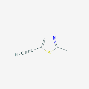 molecular formula C6H5NS B11924771 5-Ethynyl-2-methylthiazole 