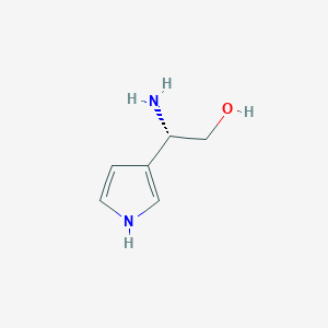 molecular formula C6H10N2O B11924873 (S)-2-Amino-2-(1H-pyrrol-3-yl)ethan-1-ol 