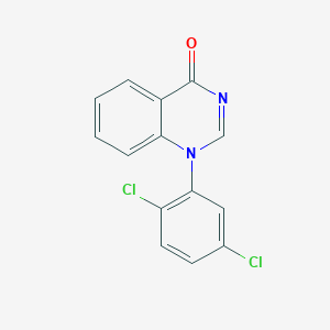 molecular formula C14H8Cl2N2O B11924906 1-(2,5-Dichlorophenyl)quinazolin-4(1H)-one 