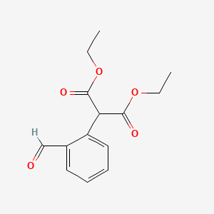 molecular formula C14H16O5 B11924937 Diethyl 2-(2-formylphenyl)malonate 