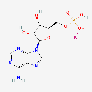 molecular formula C10H13KN5O7P B11924971 5'-Adenylic acid, potassium salt CAS No. 35170-28-6