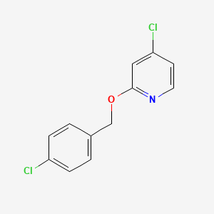 4-Chloro-2-((4-chlorobenzyl)oxy)pyridine