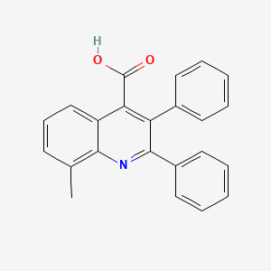 8-Methyl-2,3-diphenylquinoline-4-carboxylic acid