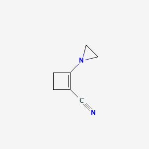 2-(Aziridin-1-yl)cyclobut-1-enecarbonitrile