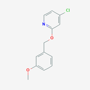 4-Chloro-2-((3-methoxybenzyl)oxy)pyridine