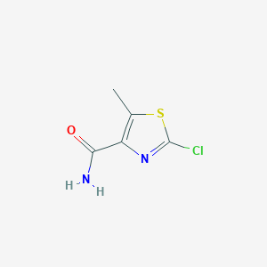 2-Chloro-5-methylthiazole-4-carboxamide