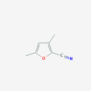 molecular formula C7H7NO B11925171 3,5-Dimethylfuran-2-carbonitrile 