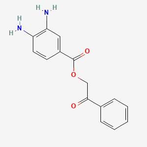 2-Oxo-2-phenylethyl 3,4-diaminobenzoate