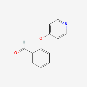 molecular formula C12H9NO2 B11925325 2-(Pyridin-4-Yloxy)Benzaldehyde 