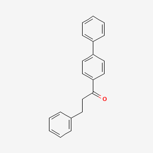 molecular formula C21H18O B11925331 1-([1,1'-Biphenyl]-4-yl)-3-phenylpropan-1-one CAS No. 43008-78-2