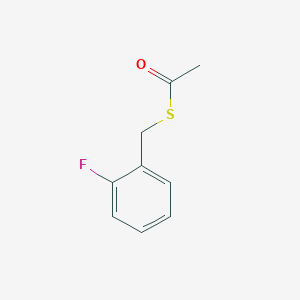 S-2-Fluorobenzyl ethanethioate