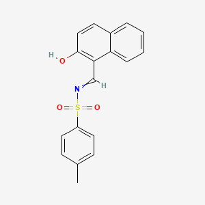 molecular formula C18H15NO3S B1192543 N-(2-羟基-1-萘甲亚基)-对甲苯磺酰胺 