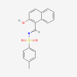 molecular formula C18H15NO3S B1192543 COH34 S-dioxide 