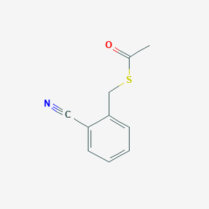 S-2-Cyanobenzyl ethanethioate