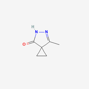 molecular formula C6H8N2O B11925450 7-Methyl-5,6-diazaspiro[2.4]hept-6-en-4-one CAS No. 7721-57-5