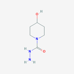 molecular formula C6H13N3O2 B11925469 4-Hydroxypiperidine-1-carbohydrazide CAS No. 1094769-69-3