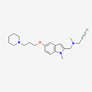 molecular formula C22H31N3O B1192548 Contilisant 