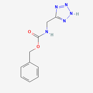 molecular formula C10H11N5O2 B11925480 Benzyl ((1H-tetrazol-5-yl)methyl)carbamate 