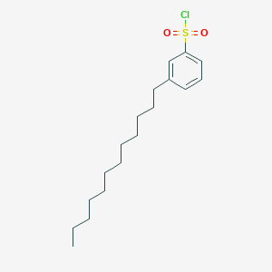 3-Dodecylbenzene-1-sulfonyl chloride