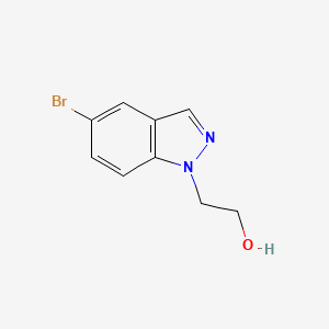 molecular formula C9H9BrN2O B11925523 2-(5-Bromo-1H-indazol-1-yl)ethan-1-ol CAS No. 1260800-59-6