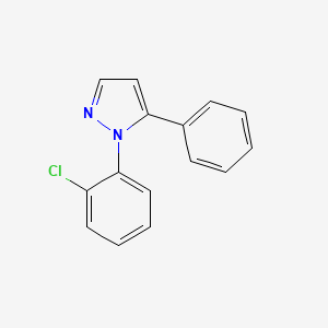 molecular formula C15H11ClN2 B11925572 1-(2-chlorophenyl)-5-phenyl-1H-pyrazole CAS No. 299162-74-6