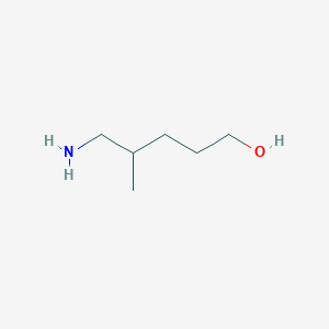 molecular formula C6H15NO B11925646 5-Amino-4-methylpentan-1-ol 