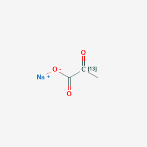 molecular formula C3H3NaO3 B119257 丙酮酸钠-2-13C CAS No. 87976-70-3