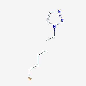 molecular formula C8H14BrN3 B11925734 1-(6-Bromohexyl)-1,2,3-triazole 