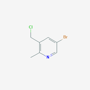 5-Bromo-3-(chloromethyl)-2-methylpyridine