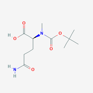 molecular formula C11H20N2O5 B11925776 Nalpha-Boc-Nalpha-methyl-L-glutamine 