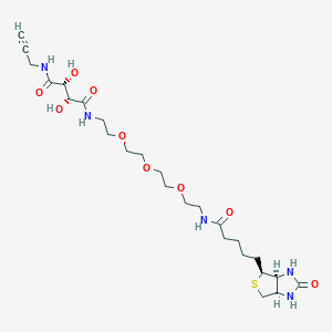 molecular formula C25H41N5O9S B1192586 Diol Biotin-PEG3-Alkyne 