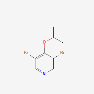 molecular formula C8H9Br2NO B11925907 3,5-Dibromo-4-isopropoxypyridine CAS No. 1357094-88-2