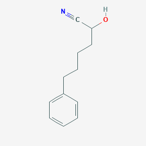 2-Hydroxy-6-phenylhexanenitrile