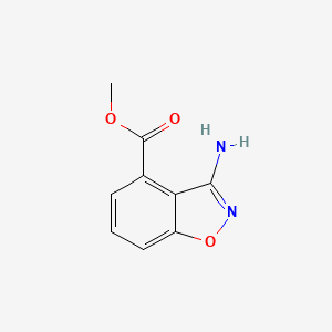 molecular formula C9H8N2O3 B11925933 Methyl 3-Aminobenzisoxazole-4-carboxylate 