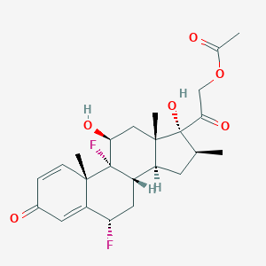 molecular formula C24H30F2O6 B119260 乙酰氧基二氟轻松 CAS No. 3826-17-3
