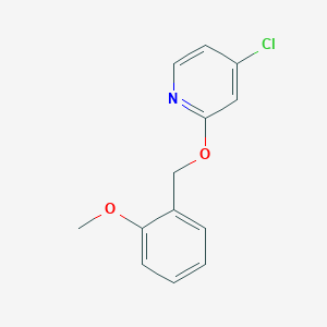 4-Chloro-2-((2-methoxybenzyl)oxy)pyridine