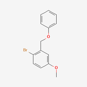 1-Bromo-4-methoxy-2-(phenoxymethyl)benzene