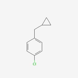 molecular formula C10H11Cl B11926075 1-Chloro-4-(cyclopropylmethyl)benzene 