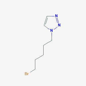 molecular formula C7H12BrN3 B11926107 1-(5-Bromopentyl)-1,2,3-triazole CAS No. 2006277-55-8