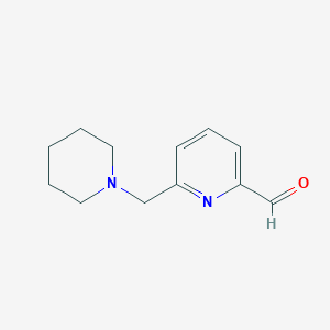 6-(Piperidin-1-ylmethyl)picolinaldehyde