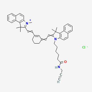 molecular formula C48H52ClN3O B1192617 花菁7.5炔 
