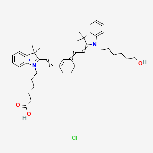 molecular formula C42H53ClN2O4 B1192622 花菁7二羧酸 