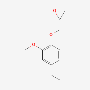 molecular formula C12H16O3 B11926224 2-((4-Ethyl-2-methoxyphenoxy)methyl)oxirane 