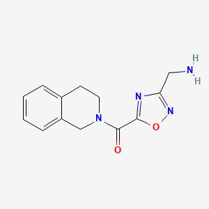 (3-(aminomethyl)-1,2,4-oxadiazol-5-yl)(3,4-dihydroisoquinolin-2(1H)-yl)methanone